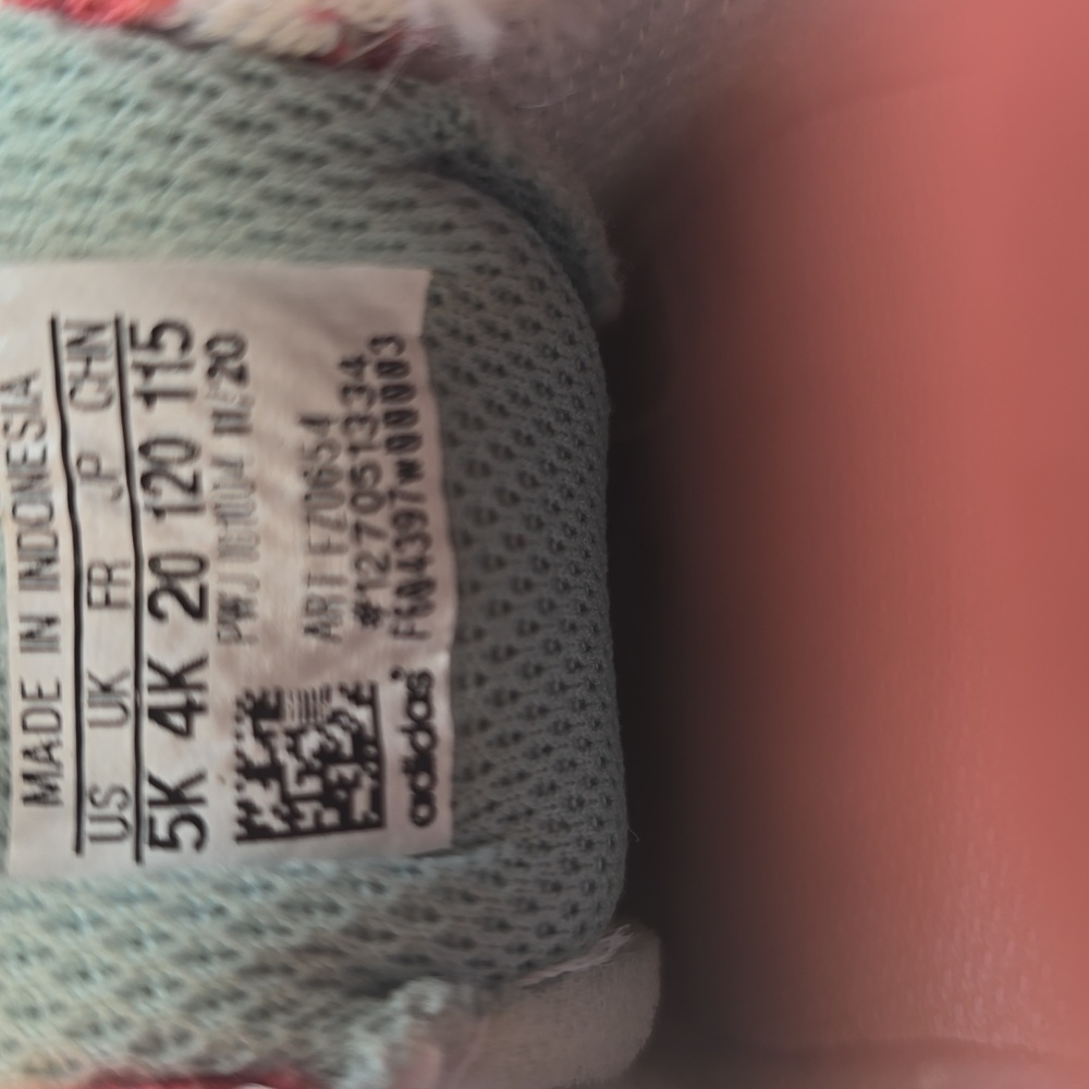 Adidas Superstar Toddlers Shoes Cloud White-Hazy Rose-Hazy Sky Sz 5 - Picture 6 of 6
